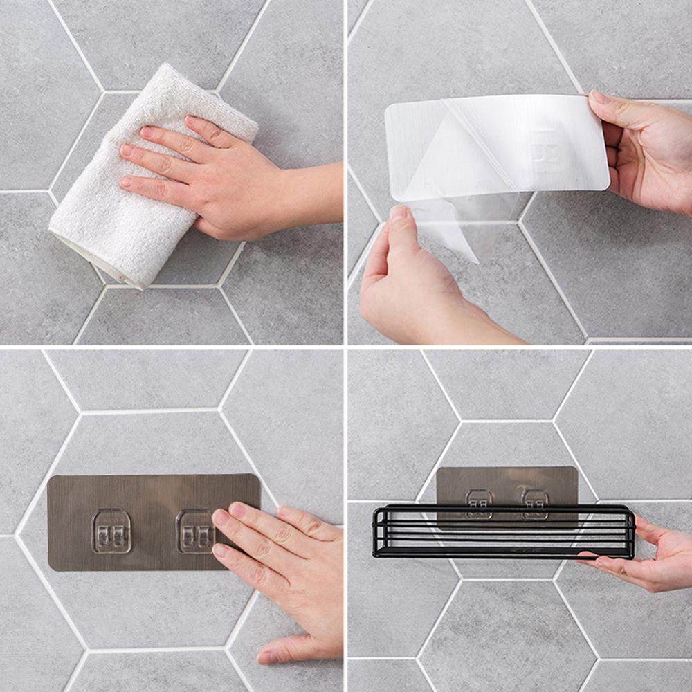 Punch-free bathroom shelf - Mubimart