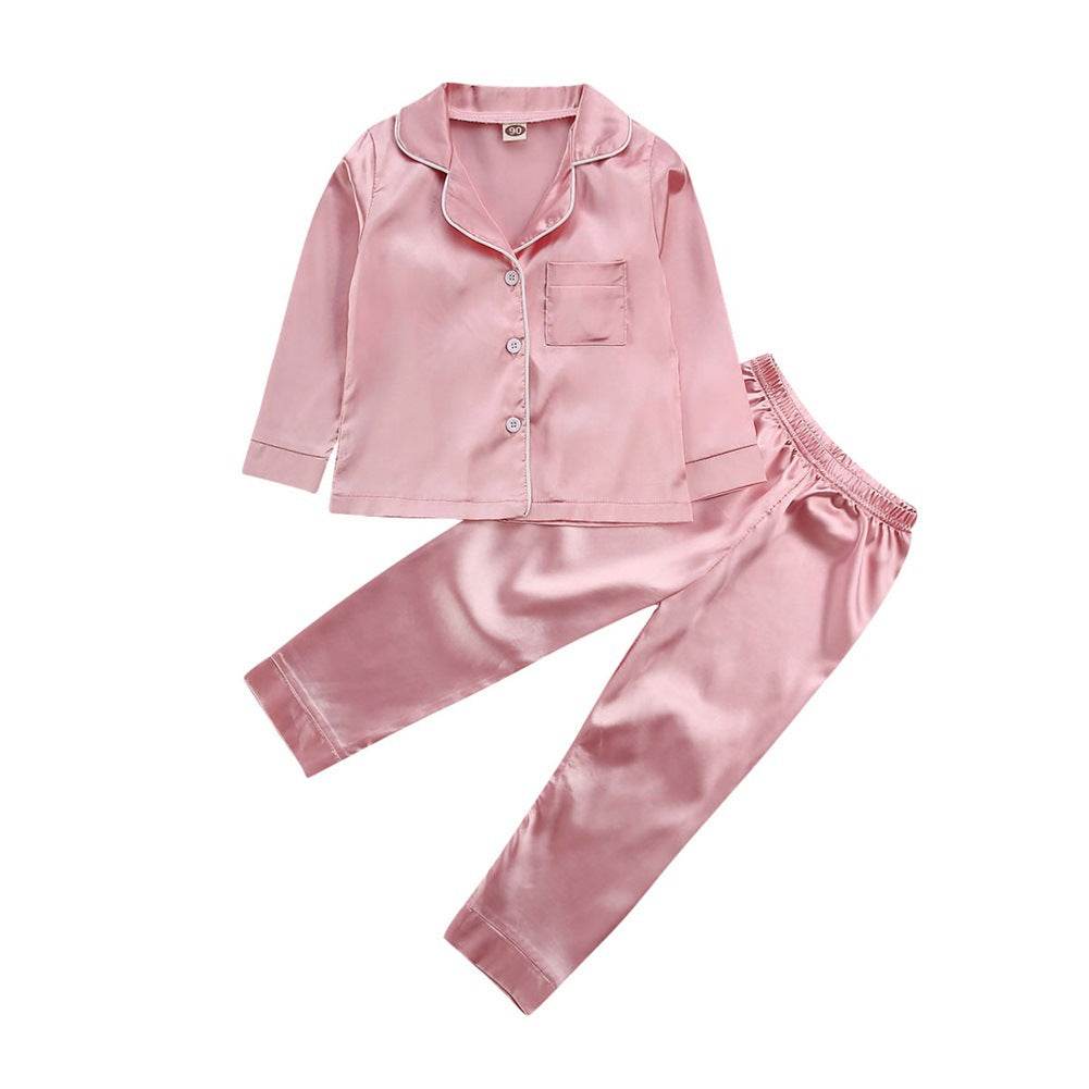 Pure Color Children's Bathrobe Casual Fashion Suit - Mubimart