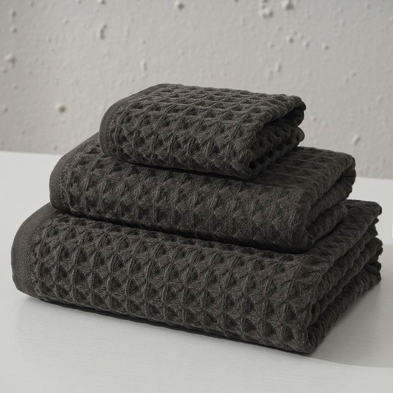 Pure Cotton Honeycomb 32 Bath Towels - Mubimart
