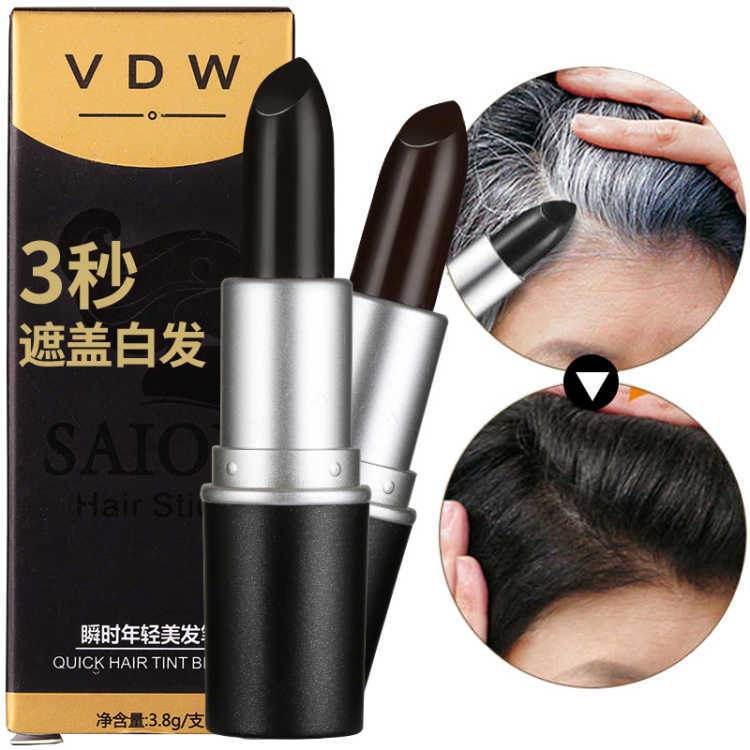 Pure Plant Hair Dye Stick Disposable Hair Dye Hair Cream Pen - Mubimart