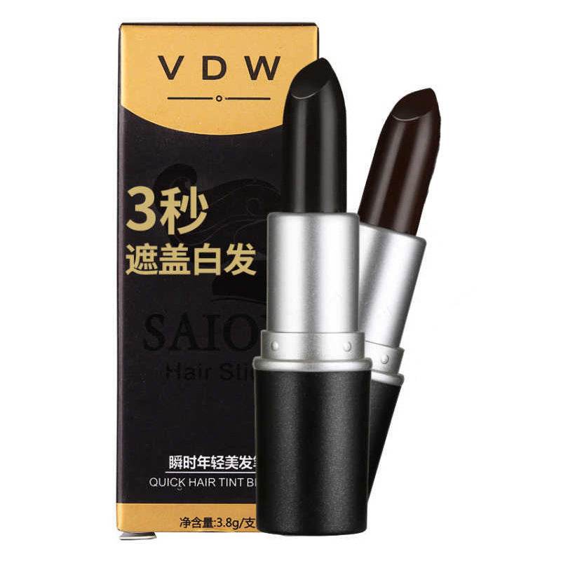Pure Plant Hair Dye Stick Disposable Hair Dye Hair Cream Pen - Mubimart