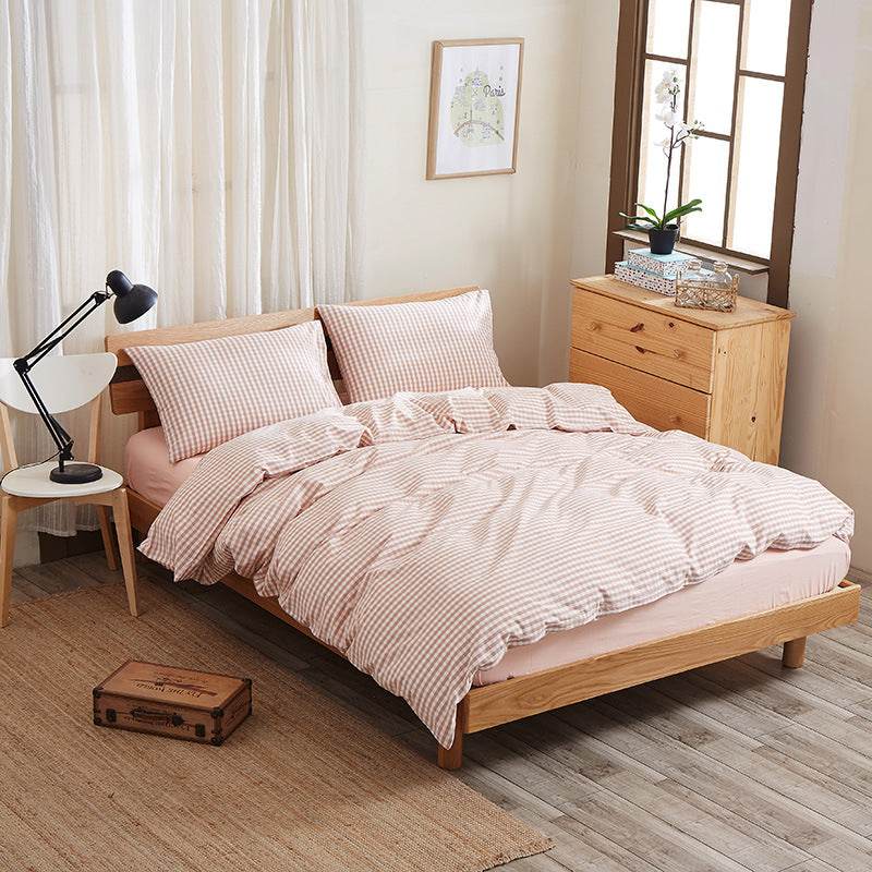 Pure cotton four-piece bed sheet set - Mubimart