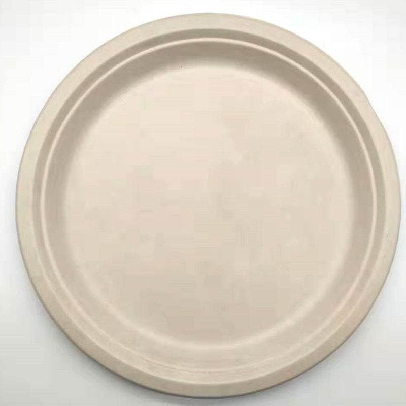 Pure pulp disposable paper plates - Mubimart