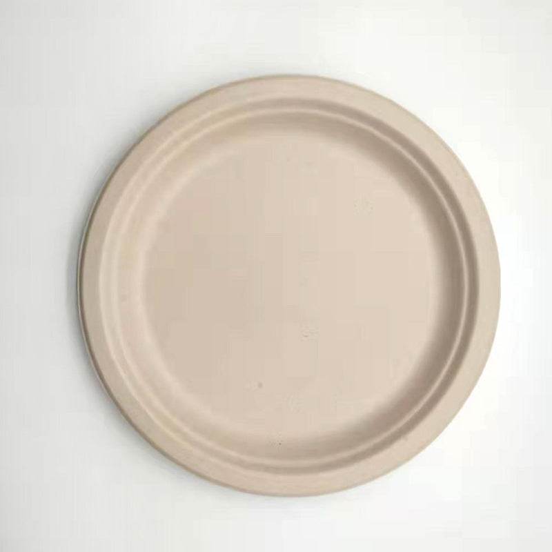 Pure pulp disposable paper plates - Mubimart