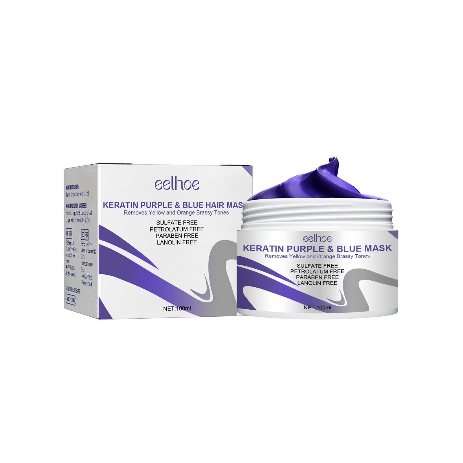 Purple Hair Care Mask Soft Hydrating - Mubimart