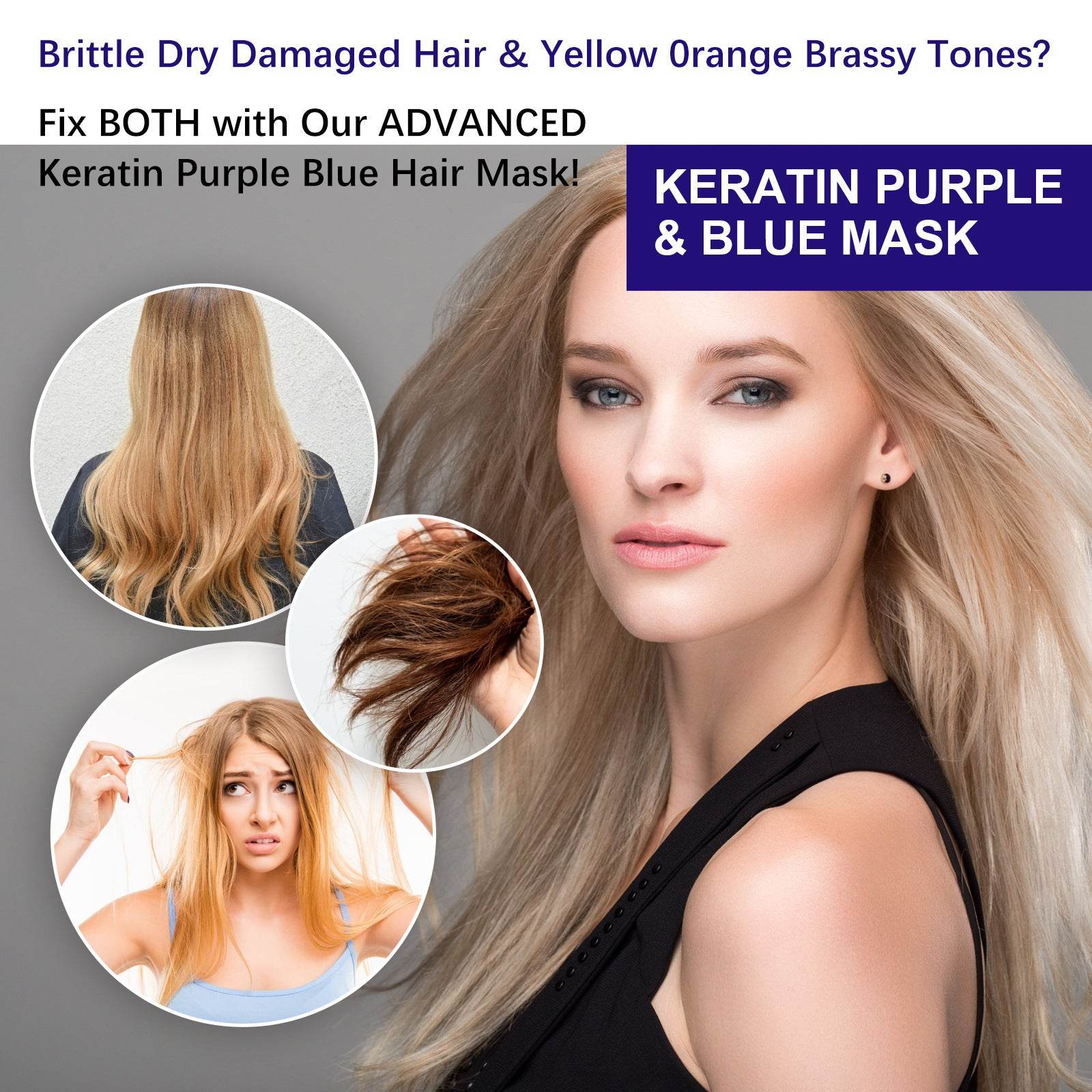 Purple Hair Care Mask Soft Hydrating - Mubimart