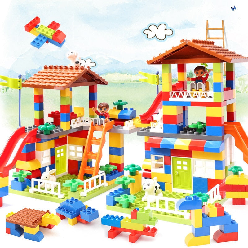 Puzzle assembling building block toys - Mubimart -  