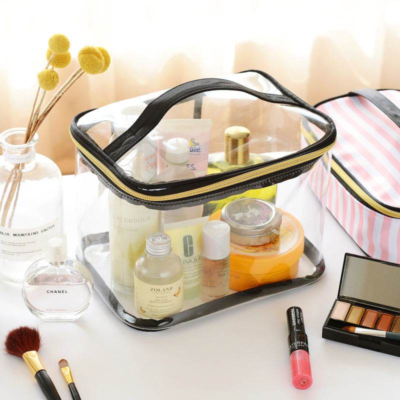Pvc Portable Toiletry Bag Suit - Mubimart
