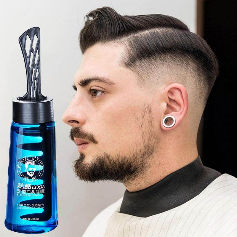 Quick-drying Styling Oil Hair Gel For Men - Mubimart