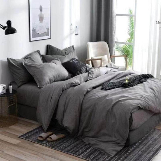 Quilt Duvet Cover 2 Pillow Cases 50x70cm Bedding Sets 3 Pcs - Mubimart
