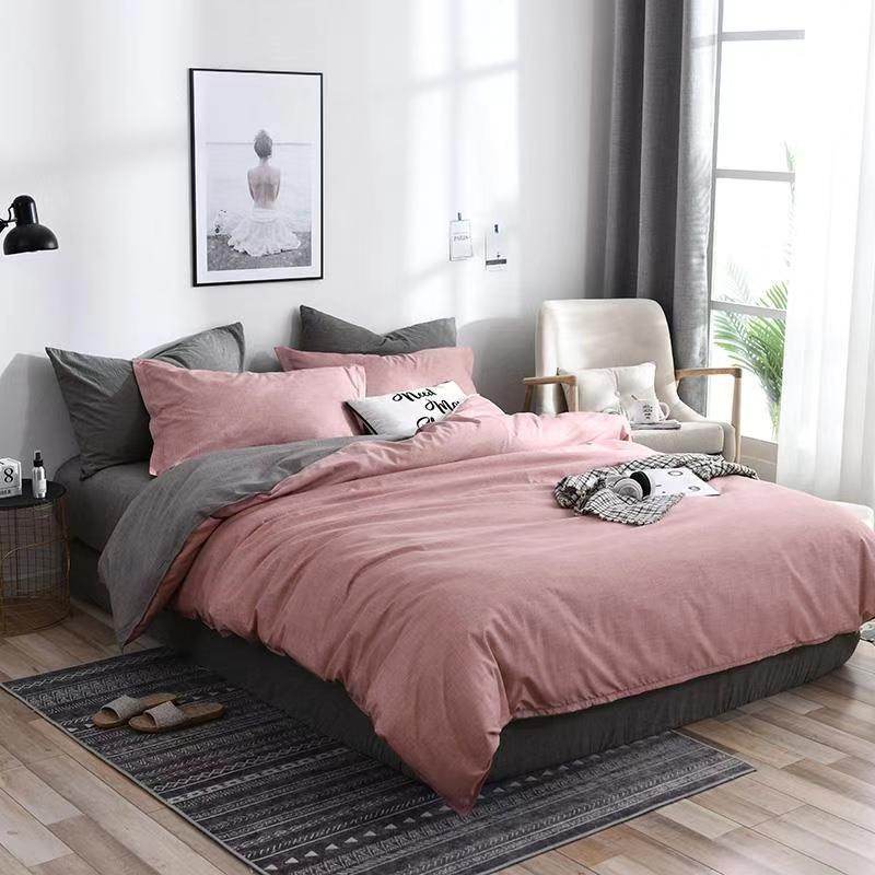 Quilt Duvet Cover 2 Pillow Cases 50x70cm Bedding Sets 3 Pcs - Mubimart