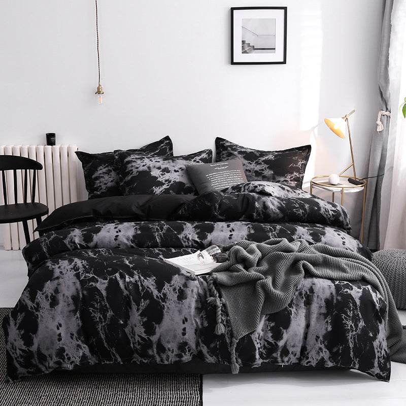 Quilt Duvet Cover 2 Pillow Cases 50x70cm Bedding Sets 3 Pcs - Mubimart