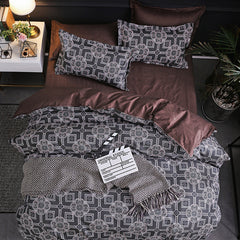 Quilt Duvet Cover 2 Pillow Cases 50x70cm Bedding Sets 3 Pcs - Mubimart -  