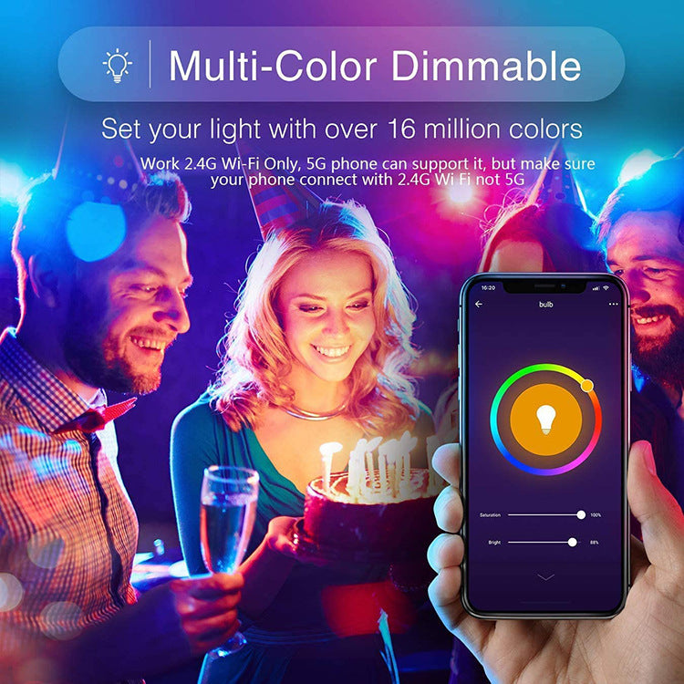 RGBCW Full Color Dimming Smart APP Bluetooth Voice Ceiling Light - Mubimart -  