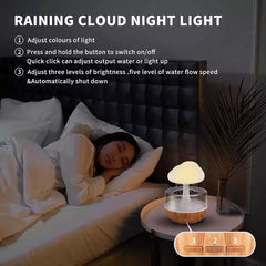 Rain Cloud Aroma Humidifier Raining Humidifier Water Drop Humidifier - Mubimart -  