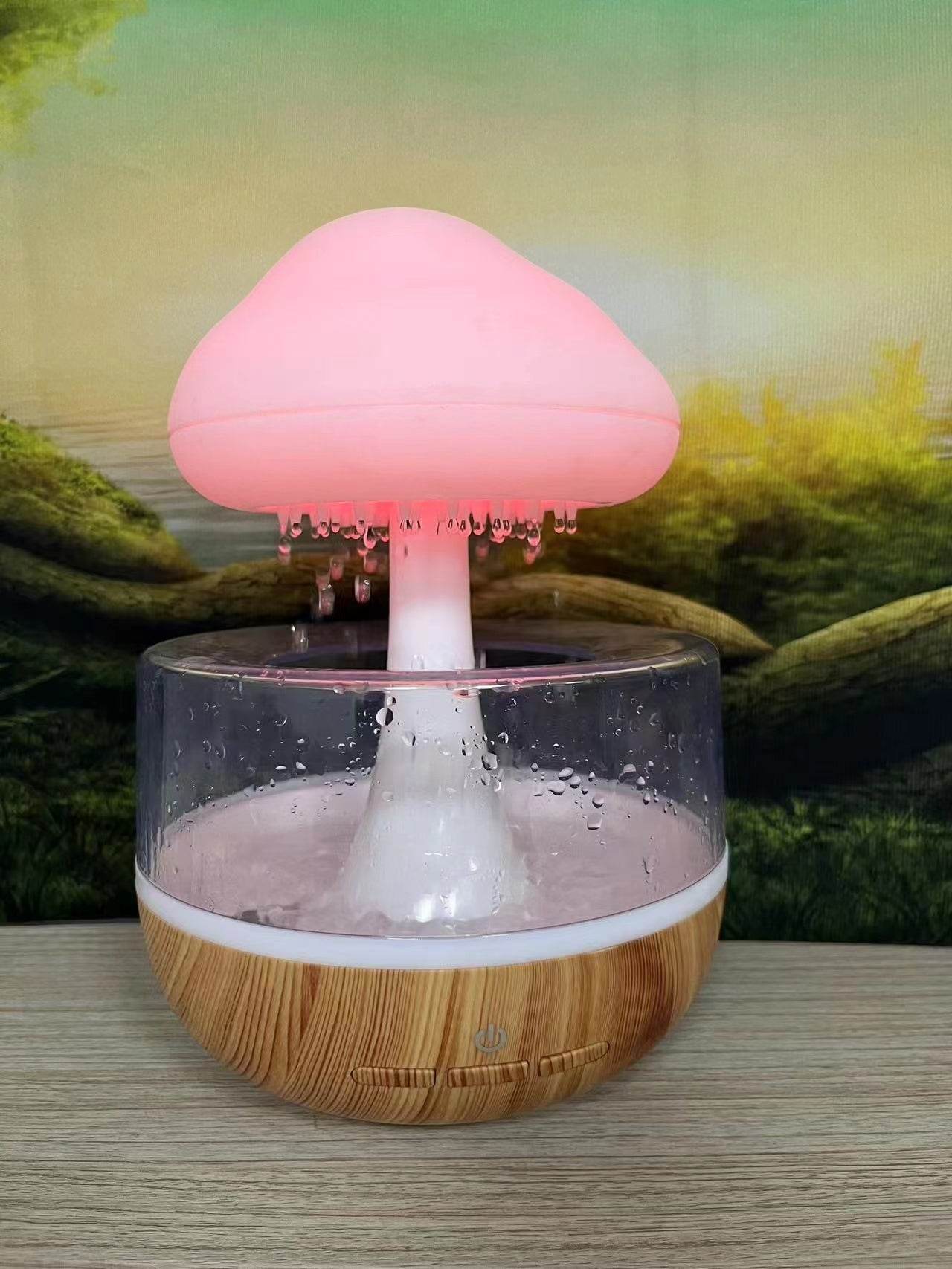 Rain Cloud Aroma Humidifier Raining Humidifier Water Drop Humidifier - Mubimart