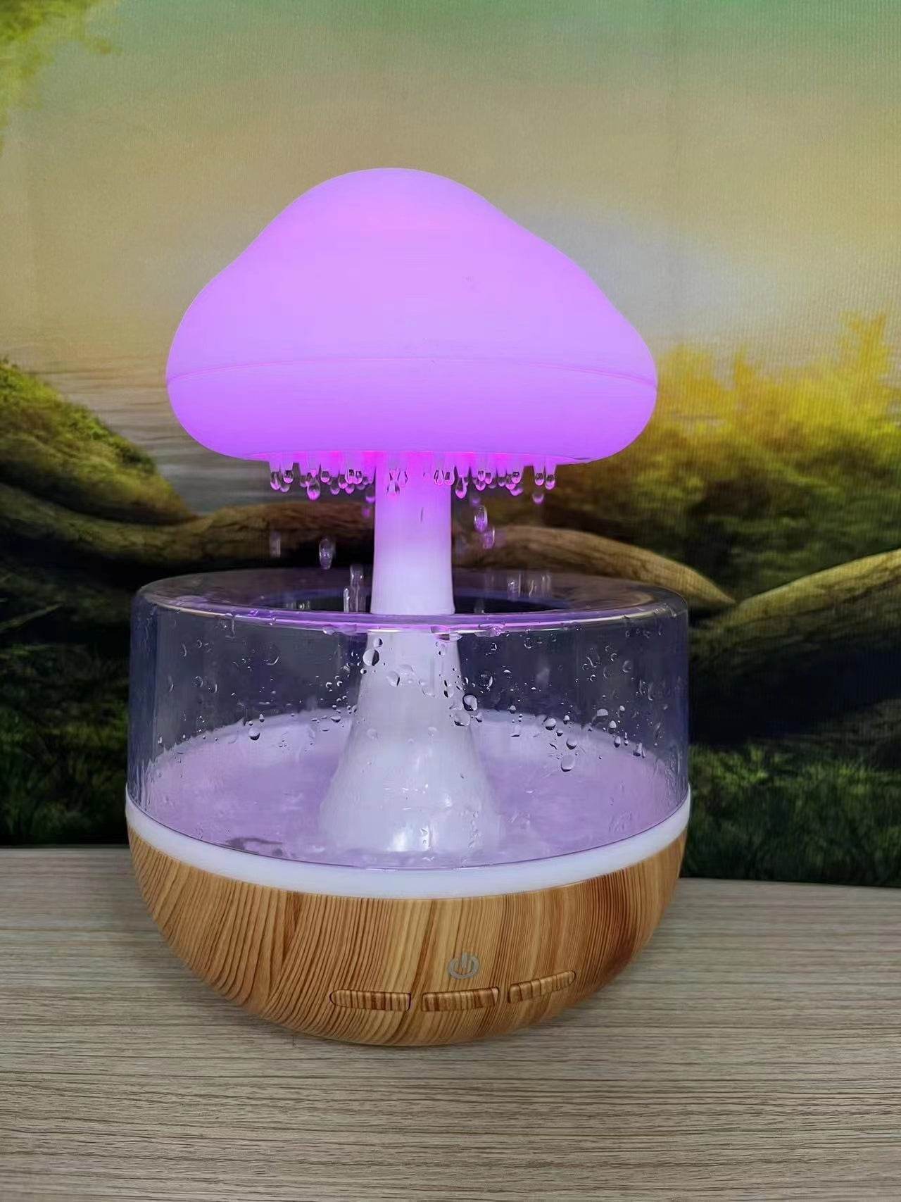 Rain Cloud Aroma Humidifier Raining Humidifier Water Drop Humidifier - Mubimart