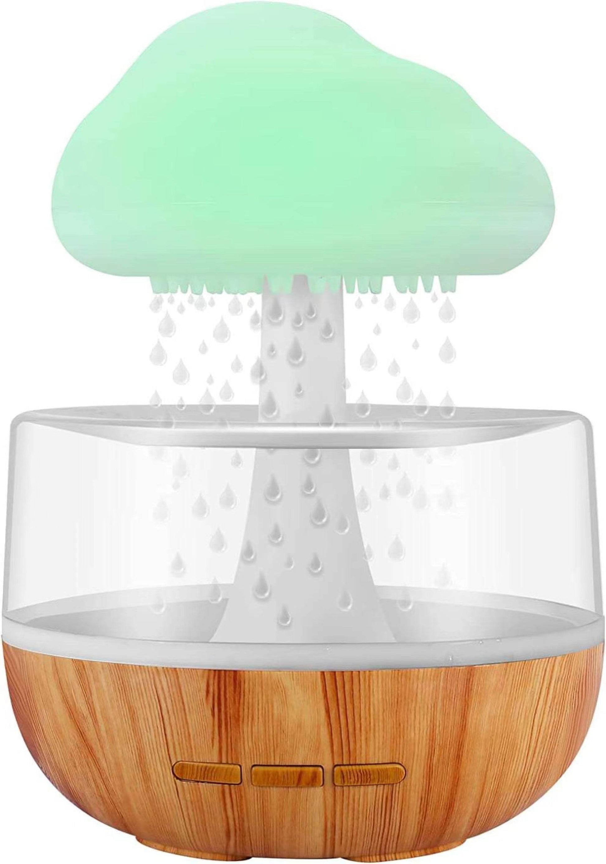 Rain Cloud Aroma Humidifier Raining Humidifier Water Drop Humidifier - Mubimart