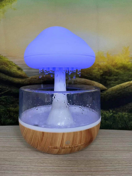 Rain Cloud Aroma Humidifier Raining Humidifier Water Drop Humidifier - Mubimart