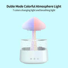 Rain Humidifier Mushroom Humidifier Rain Cloud Humidifier Water Drop Humidifier - Mubimart -  