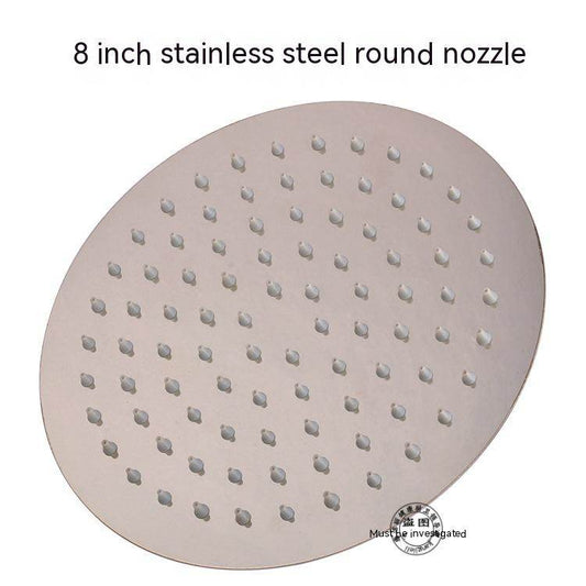 Rainfall Shower Head Stainless Steel Thin Showerheads - Mubimart