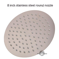 Rainfall Shower Head Stainless Steel  Thin Showerheads - Mubimart -  