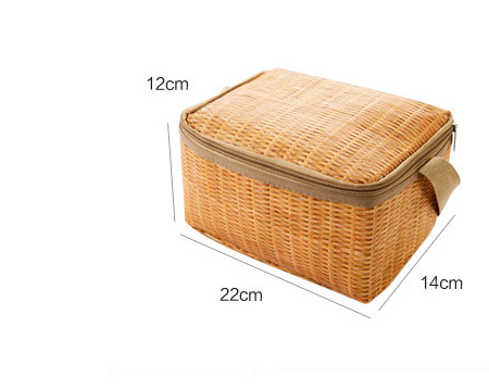 Rattan lunch bag - Mubimart -  