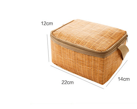 Rattan lunch bag - Mubimart