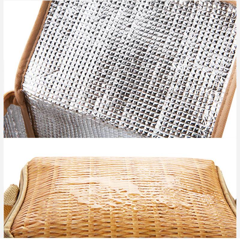 Rattan lunch bag - Mubimart