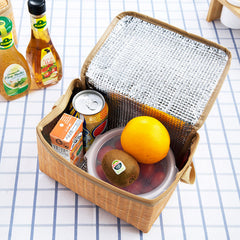 Rattan lunch bag - Mubimart -  