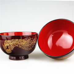 Raw Lacquered Jujube Wooden Bowl Eating Tableware - Mubimart -  