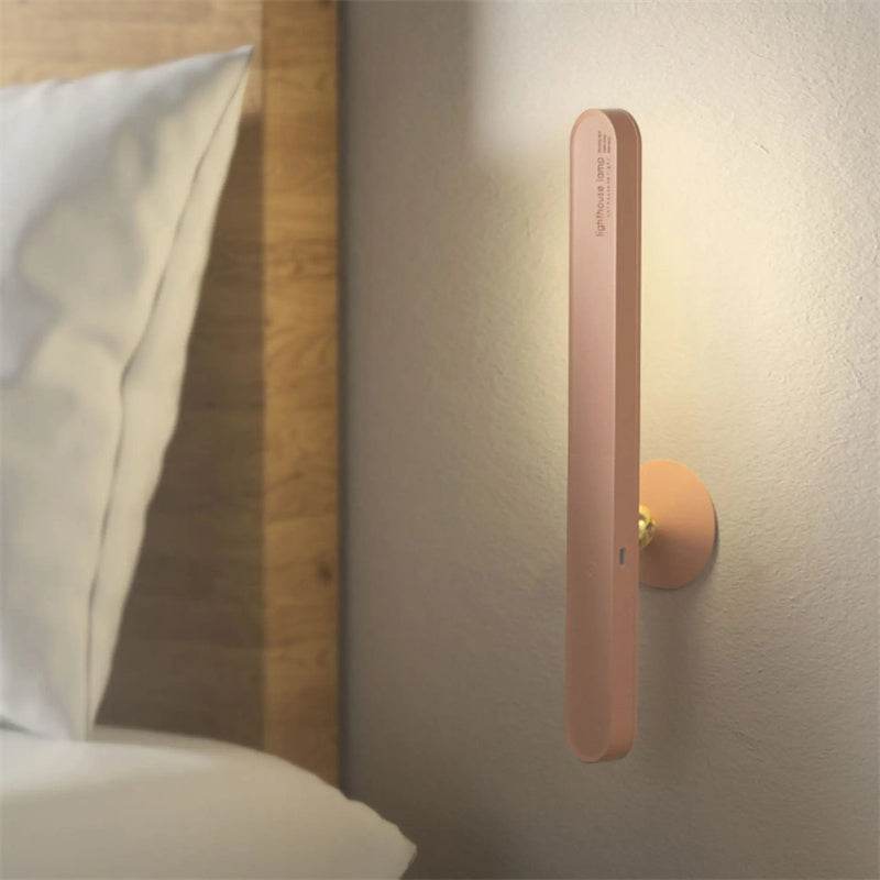Reading Table Lamp Creative Geometric Desk Lamp Wireless Wall Lamp Multifunctional Magnetic Suction Small Night Light - Mubimart