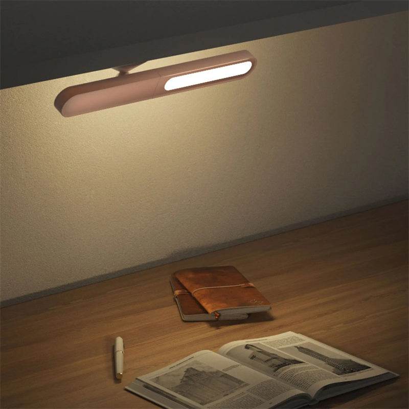 Reading Table Lamp Creative Geometric Desk Lamp Wireless Wall Lamp Multifunctional Magnetic Suction Small Night Light - Mubimart