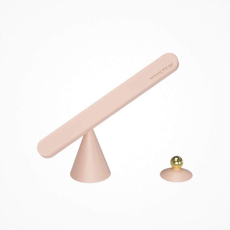Reading Table Lamp Creative Geometric Desk Lamp Wireless Wall Lamp Multifunctional Magnetic Suction Small Night Light - Mubimart