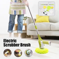 Rechargeable Electric Cleaning Brush Mop - Mubimart - Electric brush 