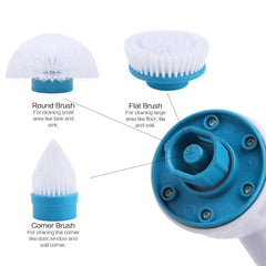 Rechargeable Electric Cleaning Brush Retractable - Mubimart -  