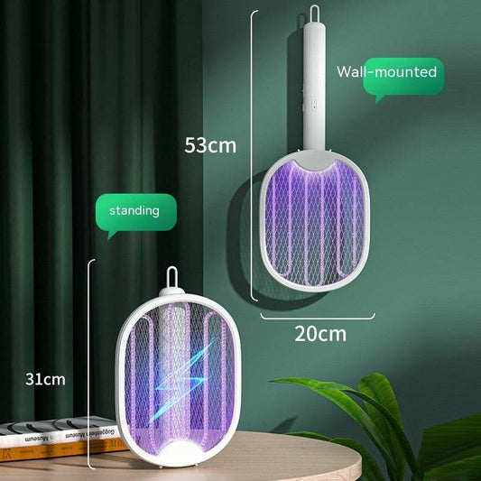 Rechargeable Household Strong Two-in-one Folding Mosquito Swatter - Mubimart