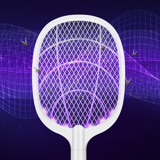 Rechargeable electric swatter - Mubimart -  