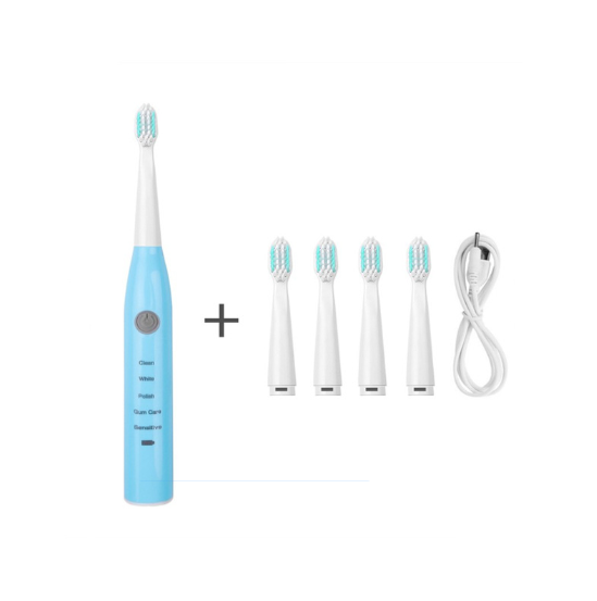 Rechargeable sonic electric toothbrush - Mubimart -  