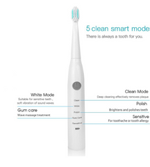 Rechargeable sonic electric toothbrush - Mubimart -  