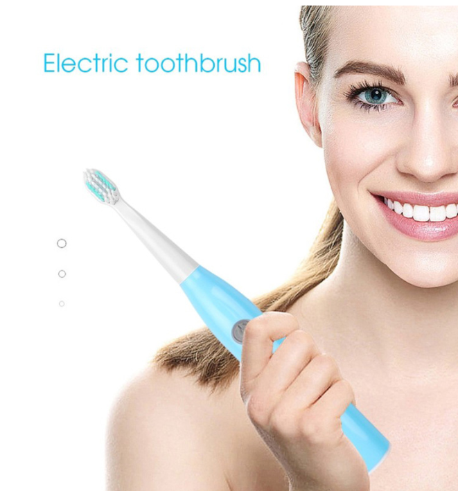 Rechargeable sonic electric toothbrush - Mubimart -  