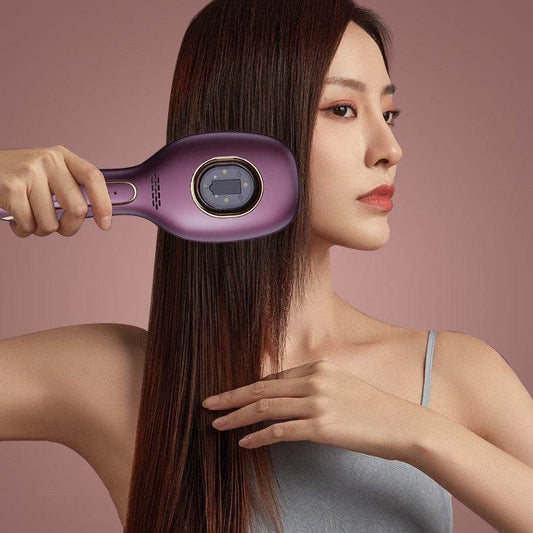 Red And Blue Hair Growth Hair Nourishing Hair Hair Prevention Hair Loss Into Care Comb - Mubimart