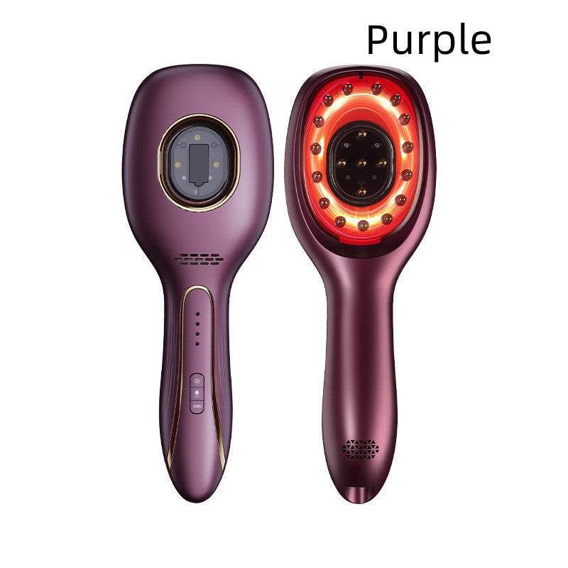 Red And Blue Hair Growth Hair Nourishing Hair Hair Prevention Hair Loss Into Care Comb - Mubimart