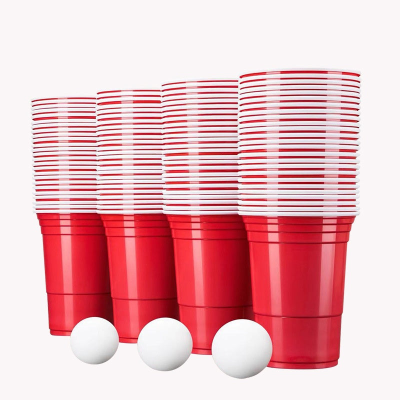 Red Disposable Plastic Cup Single Layer - Mubimart -  