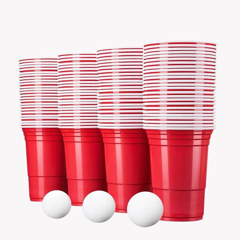 Red Disposable Plastic Cup Single Layer - Mubimart