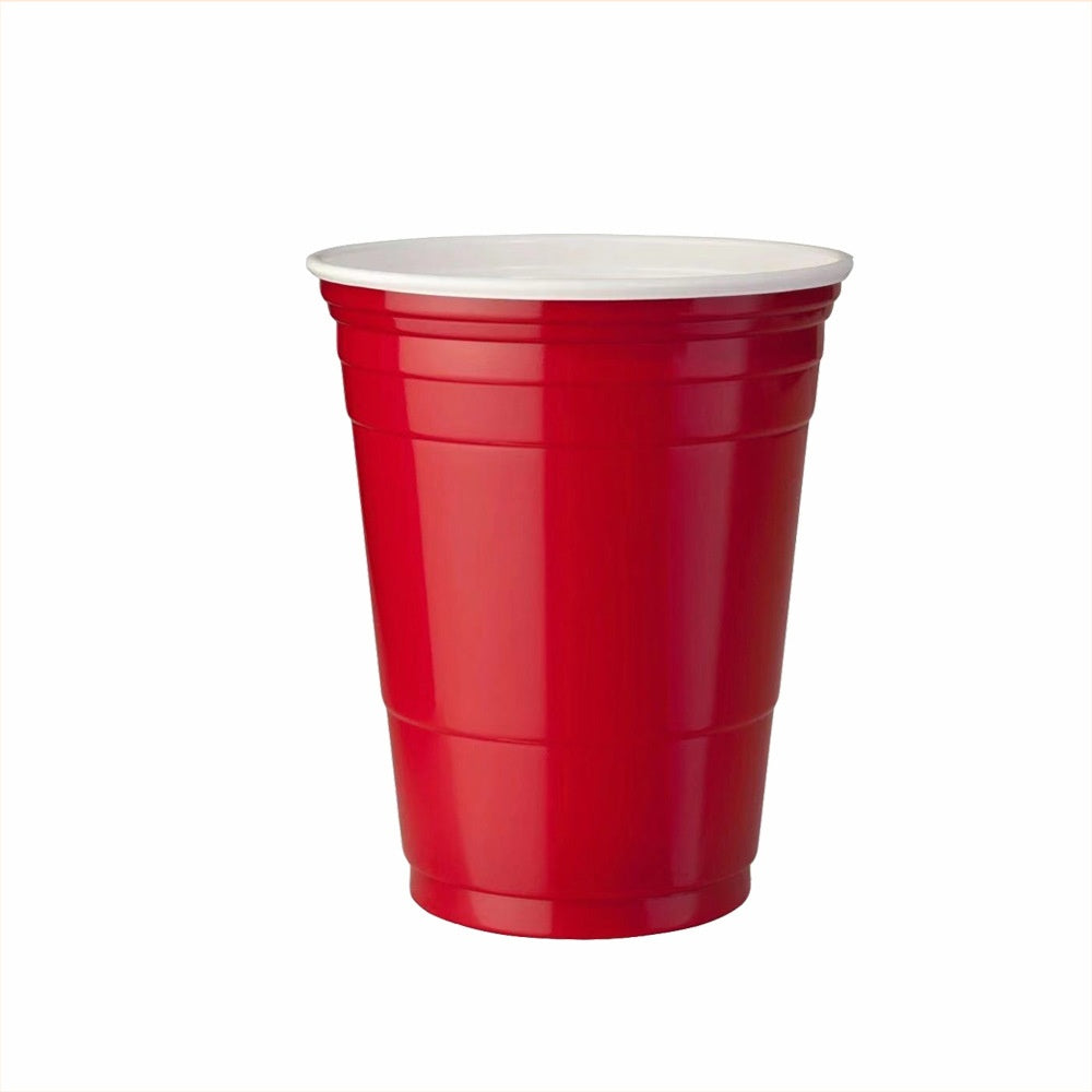 Red Disposable Plastic Cup Single Layer - Mubimart -  