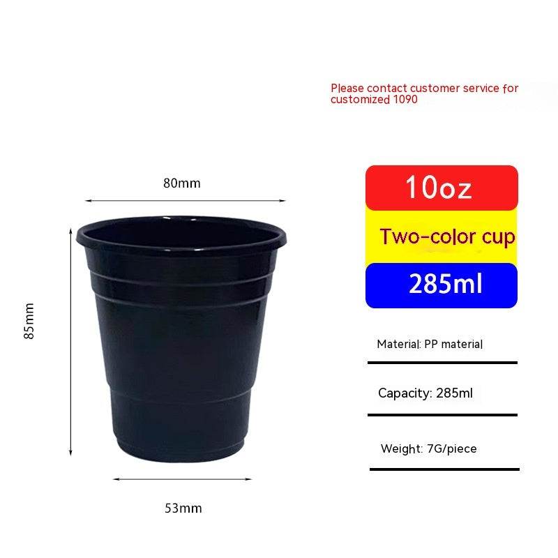 Red Disposable Plastic Cup Single Layer - Mubimart