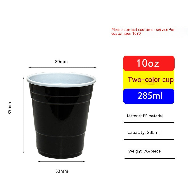 Red Disposable Plastic Cup Single Layer - Mubimart -  