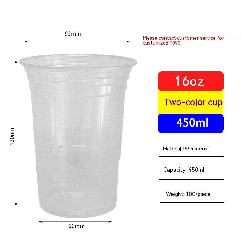 Red Disposable Plastic Cup Single Layer - Mubimart