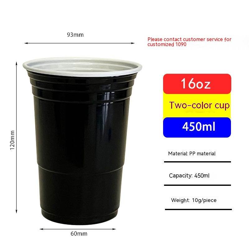 Red Disposable Plastic Cup Single Layer - Mubimart